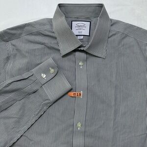 Charles Tyrwhitt Slim Fit Non Iron Shirt 16.5‎ 36 Cotton Business Professional